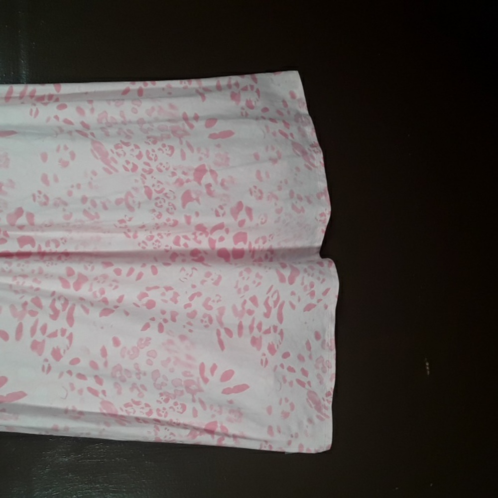 Joyspun 3X Adorable Adj Straps Nightgown Pink Cheetah Print - Picture 13 of 15
